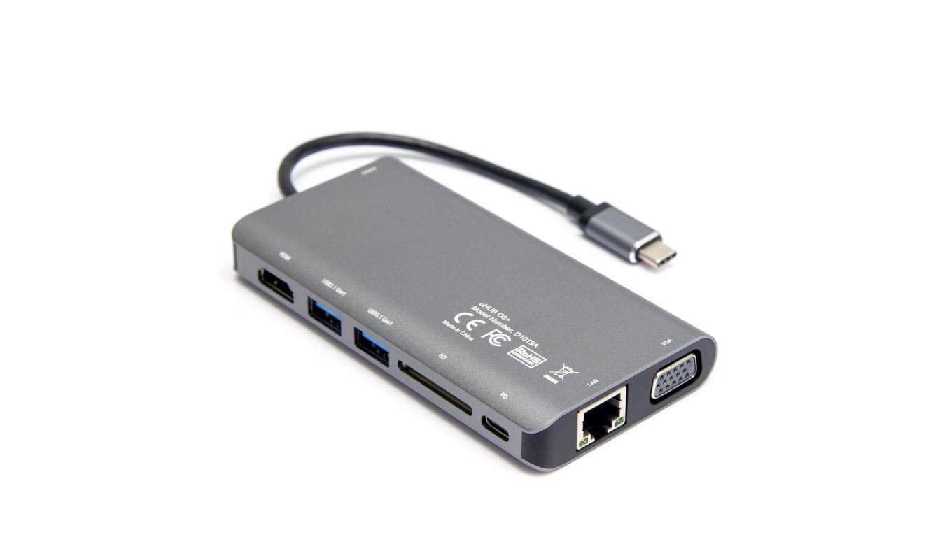 Unitek D1019B Hub USB-C 3.1 8w1 z Power Delivery 100W