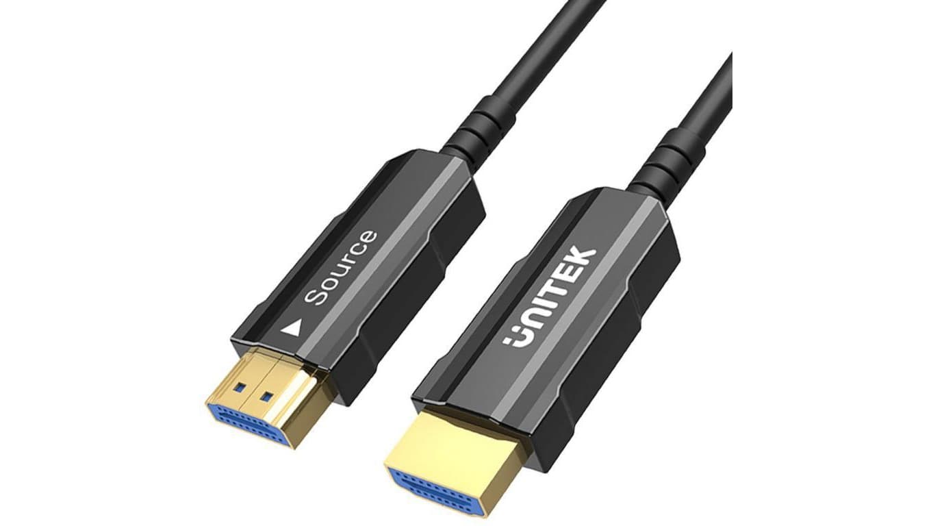 Unitek Kabel optyczny HDMI 2.0 AOC 4K 60Hz 25 m