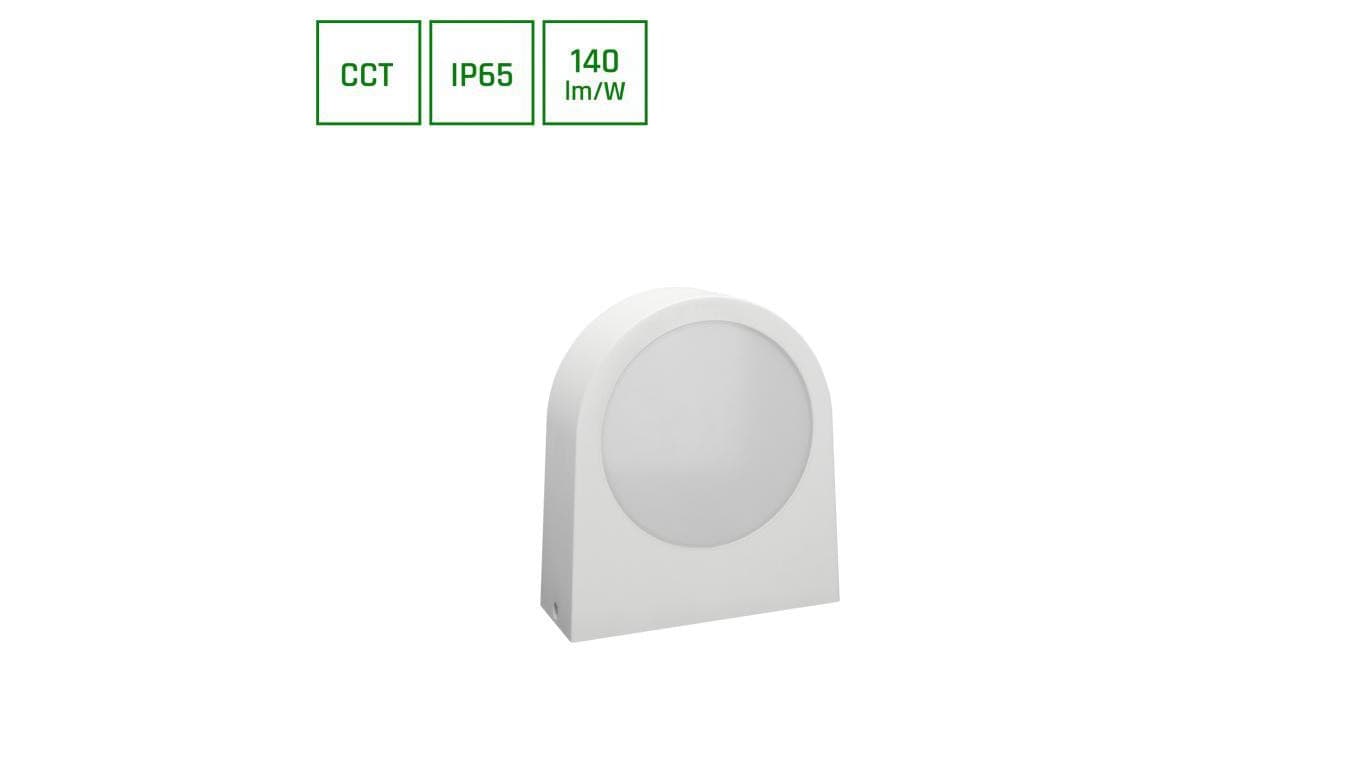 Oprawa elewacyjna LED VERSA 15W 2100lm CCT IP65 biały