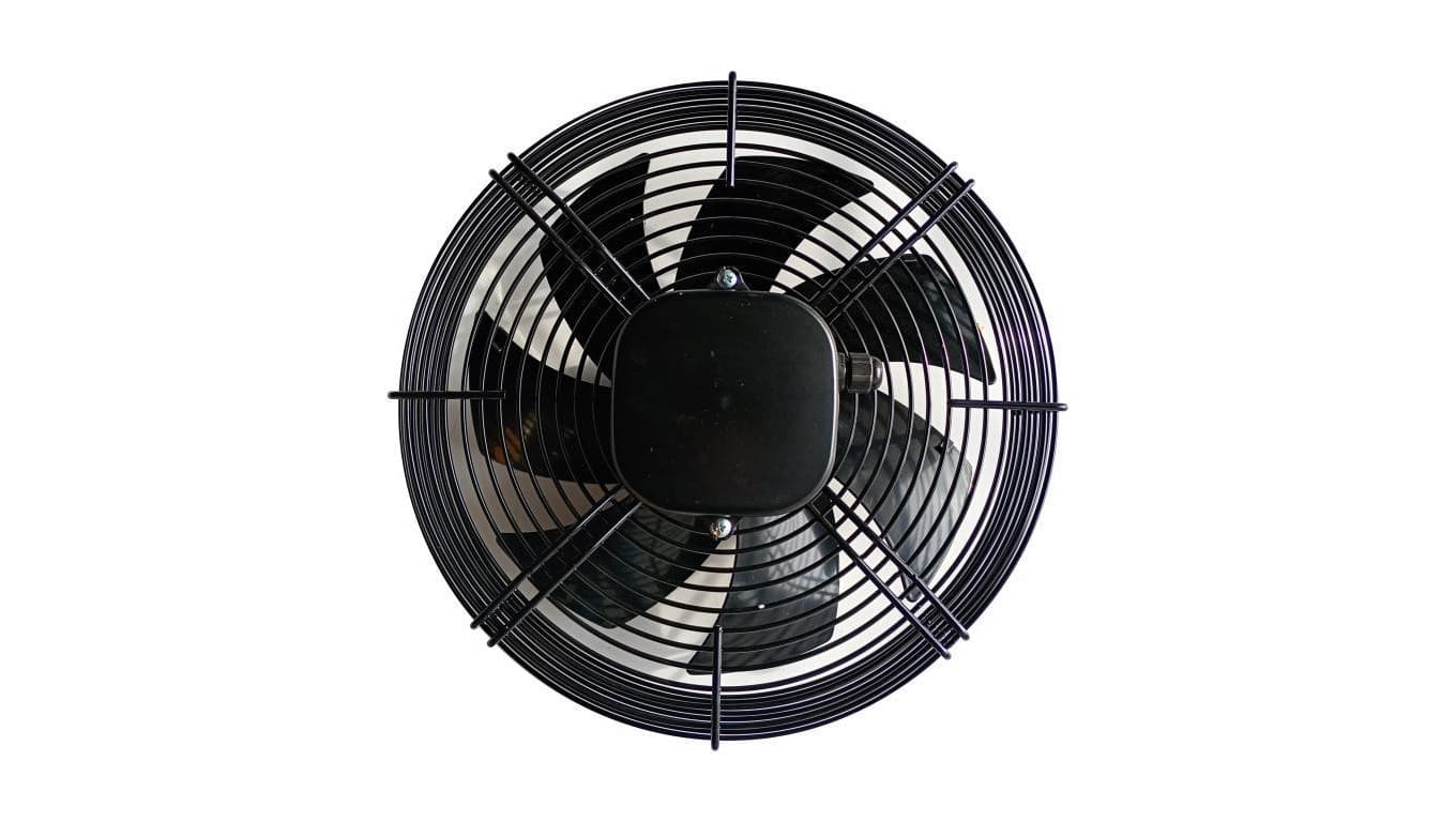 Wentylator Osiowy Przemysłowy Tłoczący Nadmuchowy NA SIATCE TKA OF 350 mm AC 230V