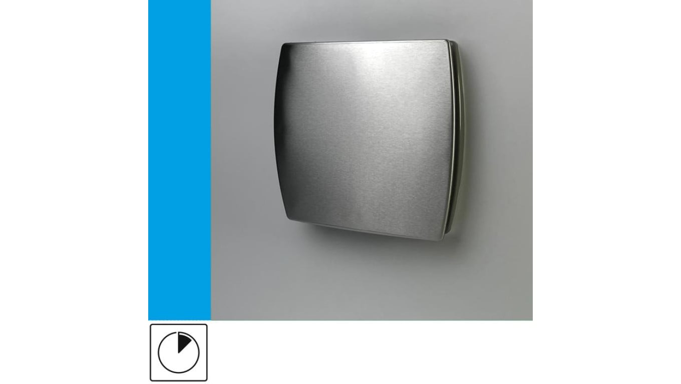 Wentylator domowy Eol F15TINOX wyłącznik czasowy, fi 150 mm, kolor biały