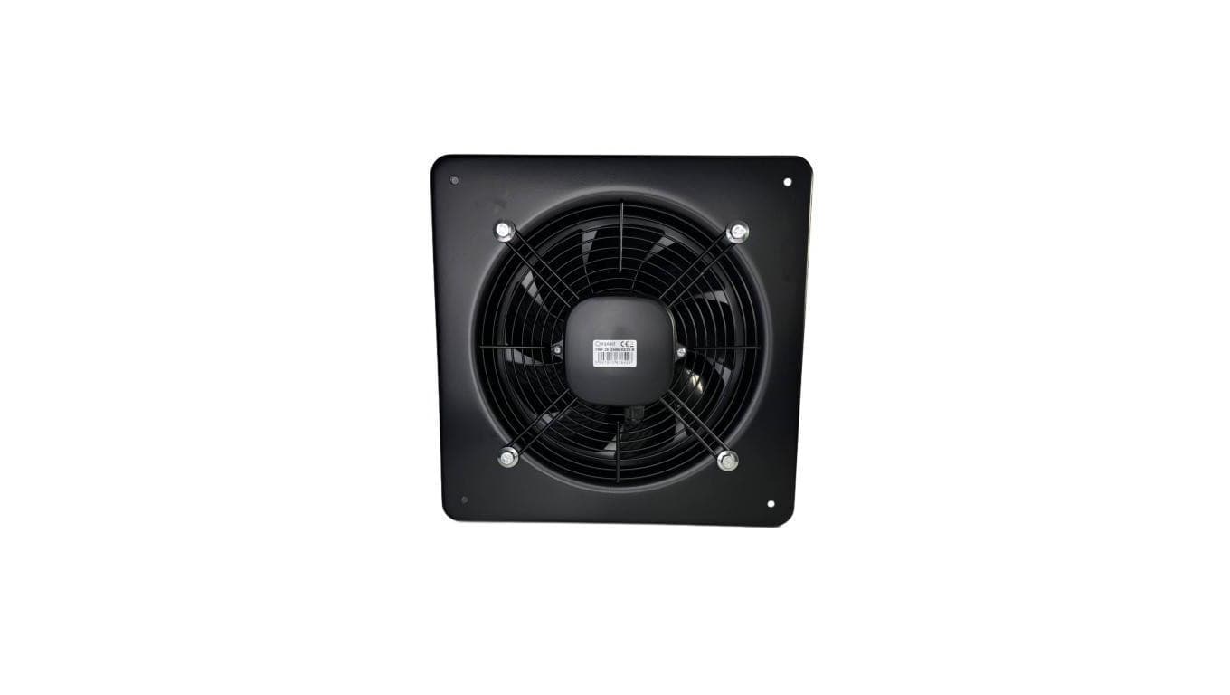 Wentylator ścienny przemysłowy kwadratowy YWF-2E-250B-92/25-B wyciągowy, fi 250 mm, 1 495 m3/h
