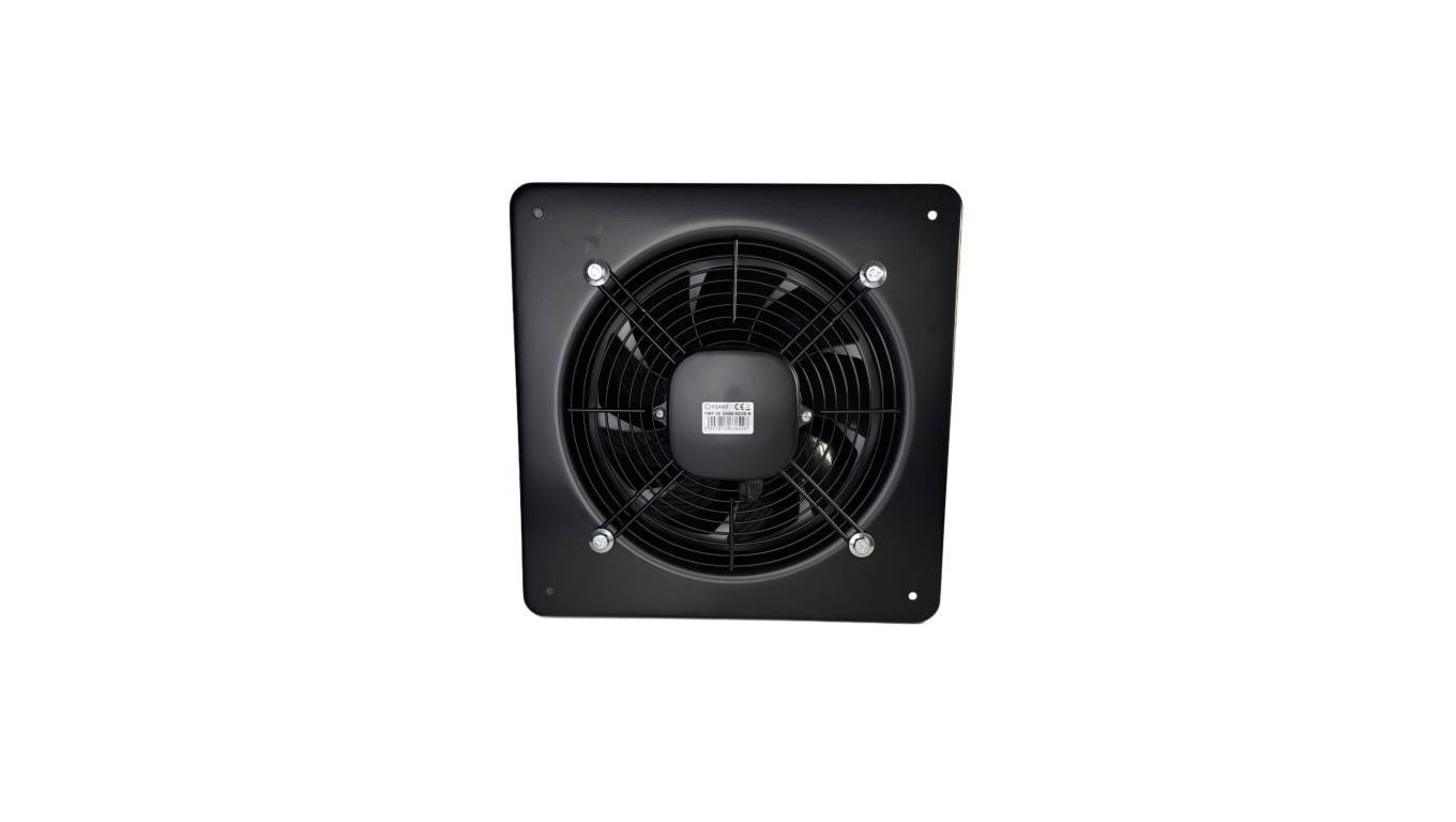 Wentylator ścienny przemysłowy kwadratowy YWF-2E-250B-92/25-B wyciągowy, fi 250 mm, 1 495 m3/h
