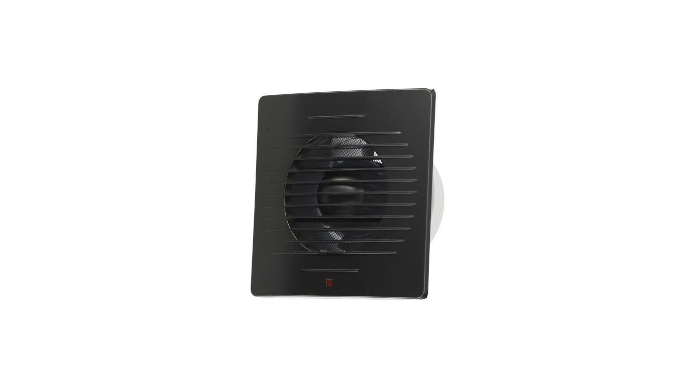 Wentylator wyciągowy łazienkowy/ kuchenny plastikowy CLASSIC 100 mm antracytowy HOROZ ELECTRIC