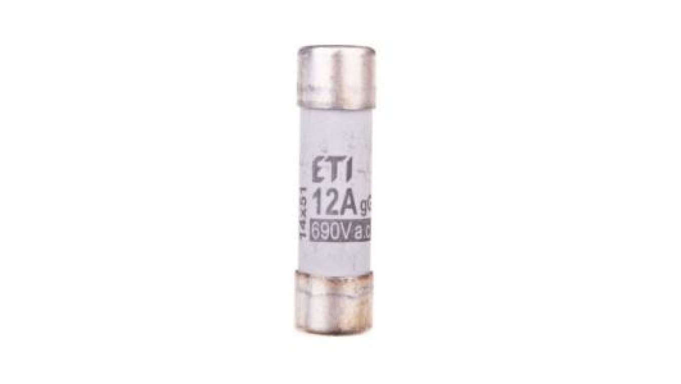 Wkładka bezpiecznikowa cylindryczna 14x51mm 12A gG 690V CH14 002630008