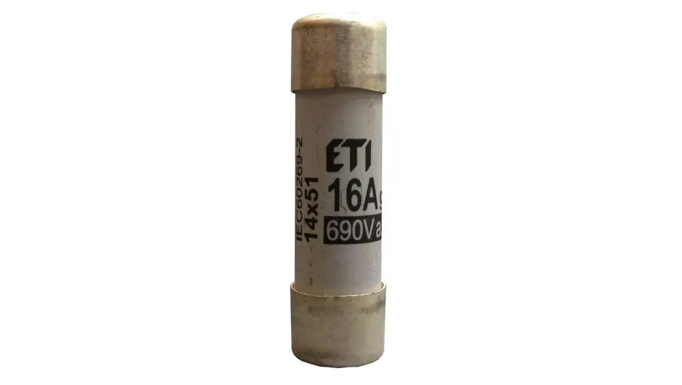 Wkładka bezpiecznikowa cylindryczna 14x51mm 16A gG 690V CH14 002630009