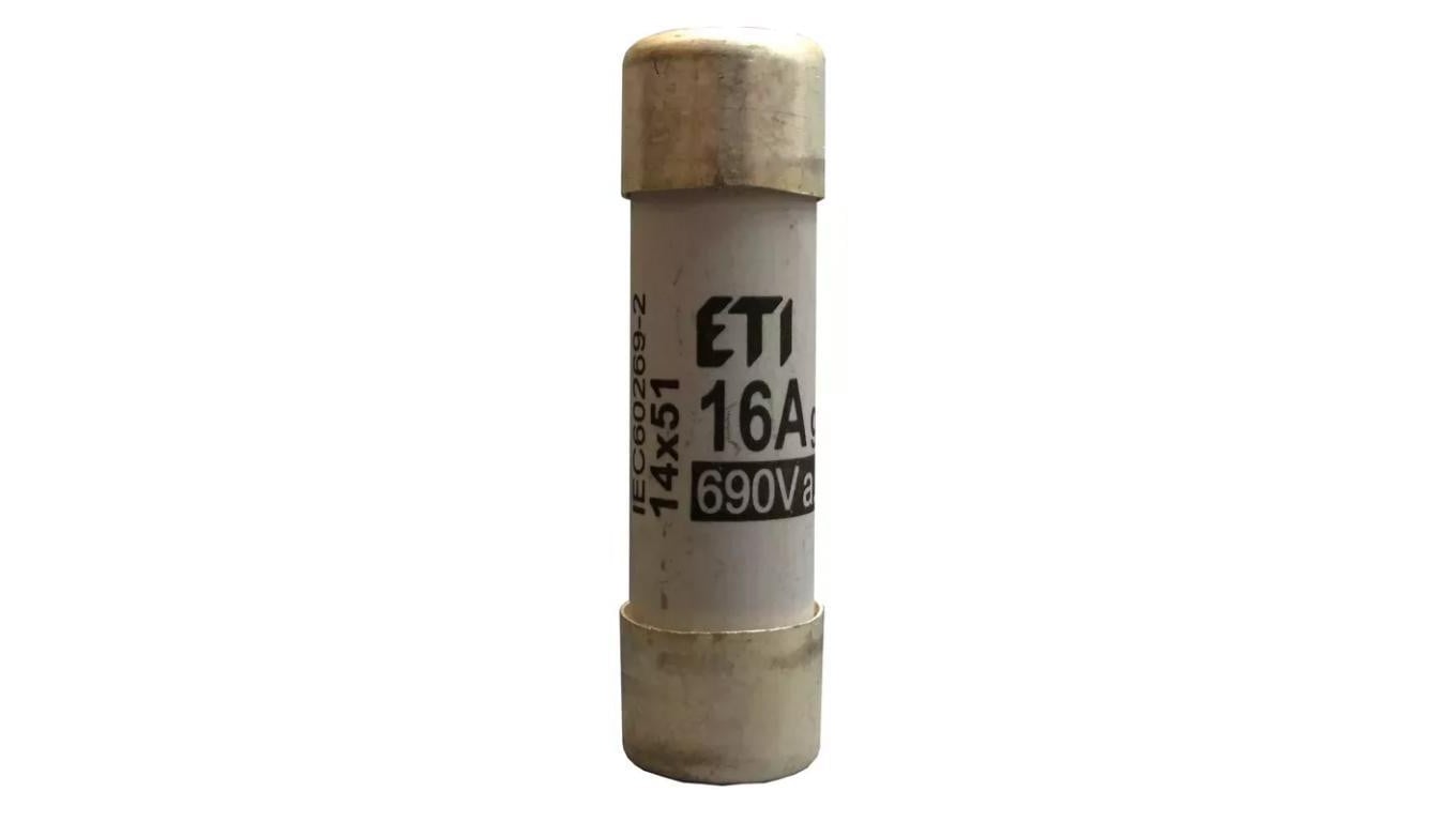 Wkładka bezpiecznikowa cylindryczna 14x51mm 16A gG 690V CH14 002630009