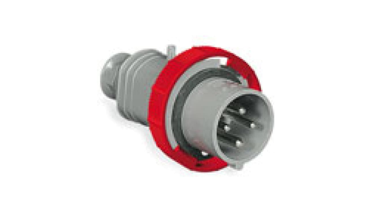 Wtyka przenośna prosta 32A 3P+N+E 380-415V 50-60HZ 6H IP67 P477426 /opak. 5/