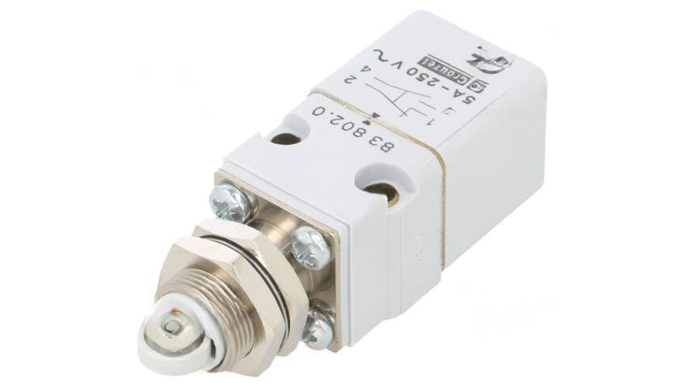 Wyłącznik krańcowy rolka metalowa Ø11mm SPDT 5A max.250VAC 83802001
