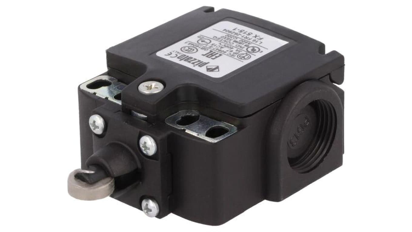 Wyłącznik krańcowy rolka stalowa Ø12mm NO + NC 10A PG13,5 FX 515-R28