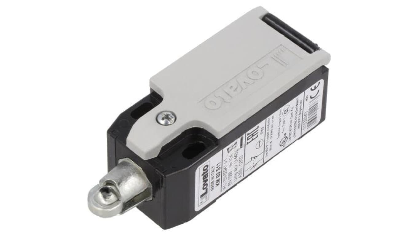 Wyłącznik krańcowy, rolka metalowa Ø11mm, NO+NC, 10A, M20, IP65 KMB2S11