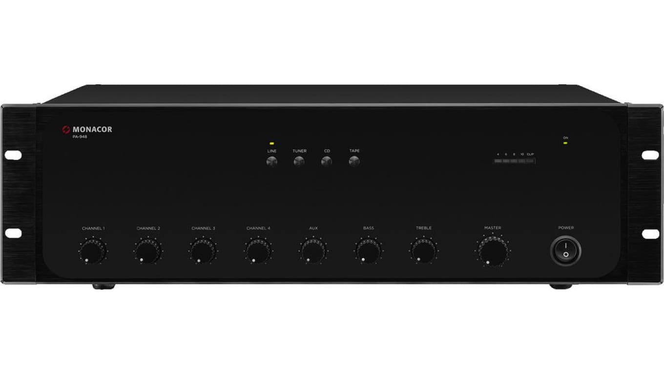 Wzmacniacz miksujący PA, mono, 480WRMS PA-948