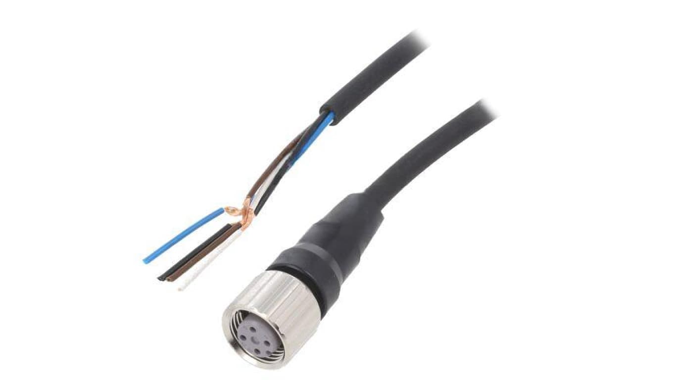 Kabel: do czujników/automatyki M12 proste Dł: 10m XS2F-M12PUR4S10M