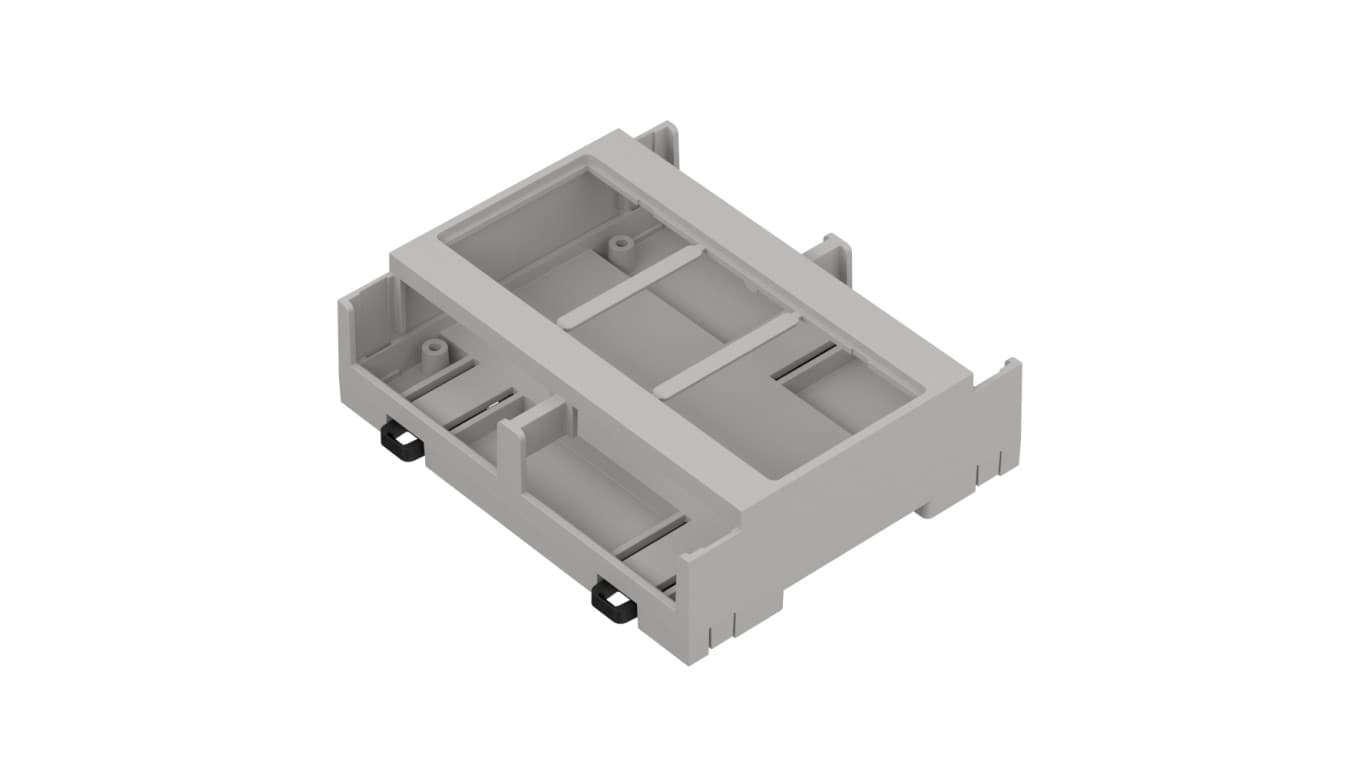 ZD3006J ABS V0 - Obudowa modułowa na szynę ZD3006 jasna ABS V0
