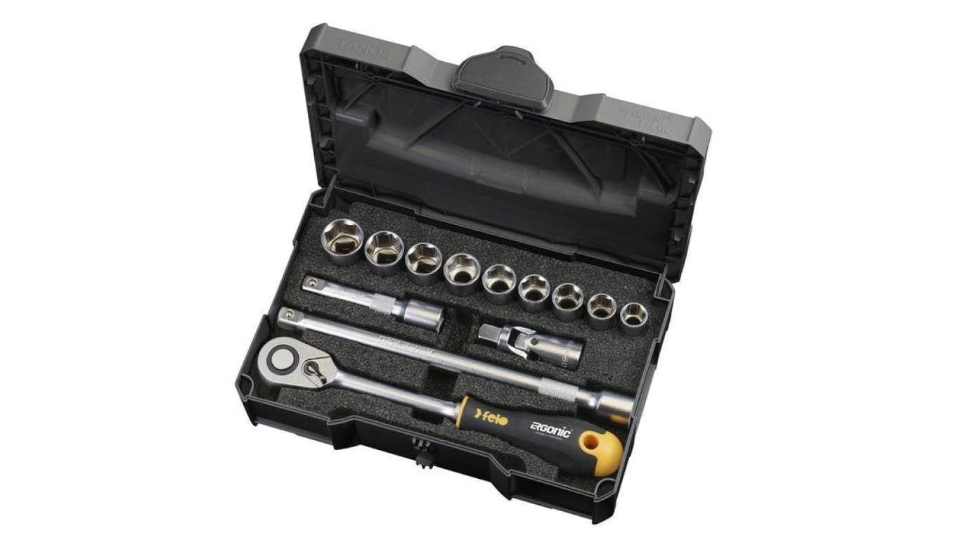ZESTAW NARZĘDZI 1/2 FELO ERGONOMIC 12CZ + GRZECHOTKA