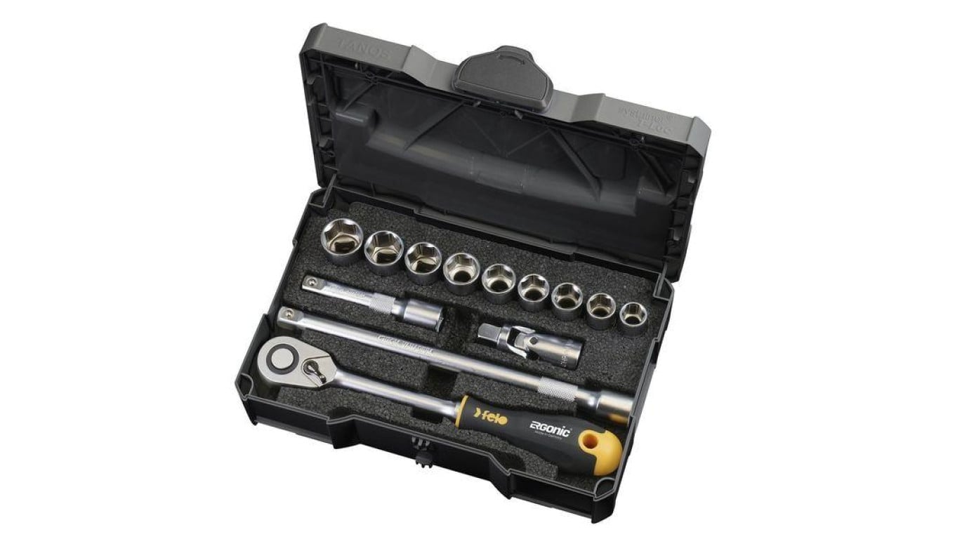 ZESTAW NARZĘDZI 1/2 FELO ERGONOMIC 12CZ + GRZECHOTKA