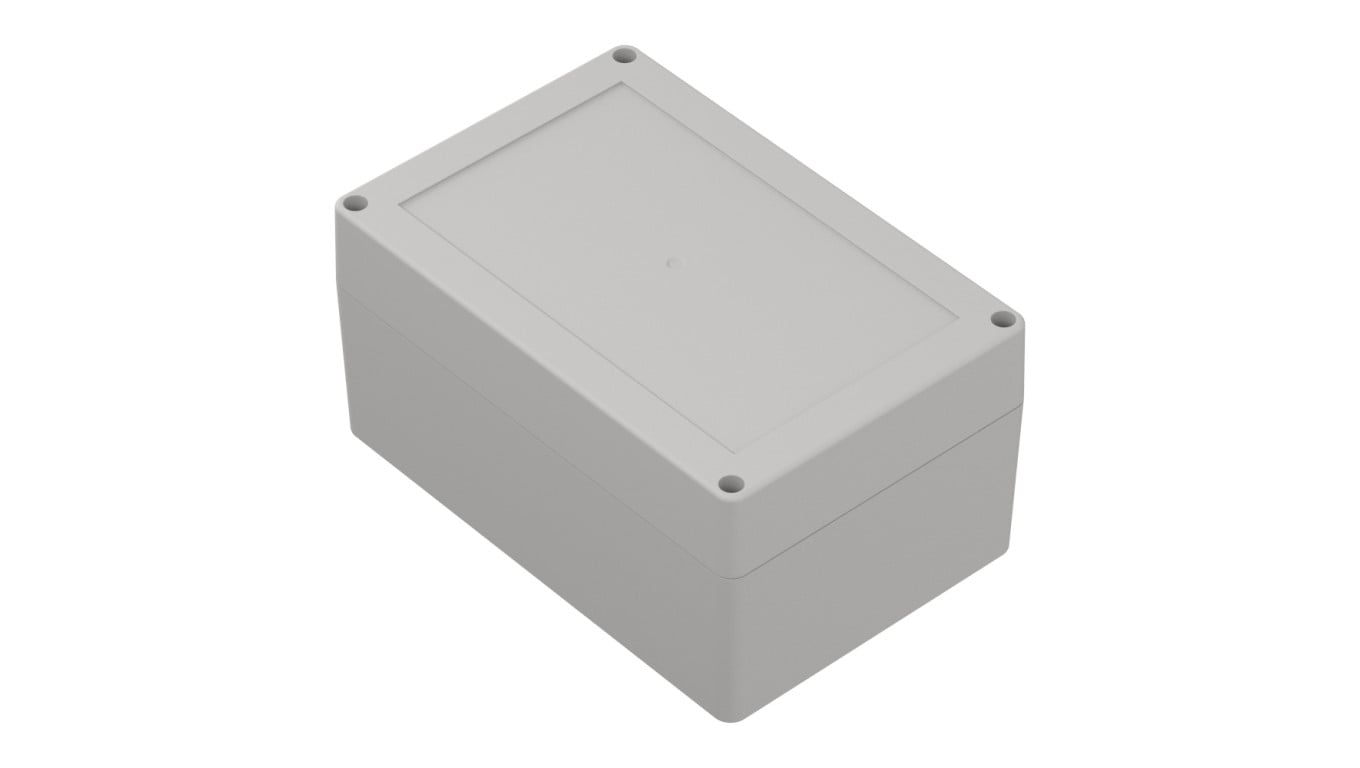 ZP180.120.90SJp-IP67 TM PC - Obudowa hermetyczna ZP180.120.90 jasny dół - bezbarwna góra z uszczelką zalewaną i tulejkami mosięż
