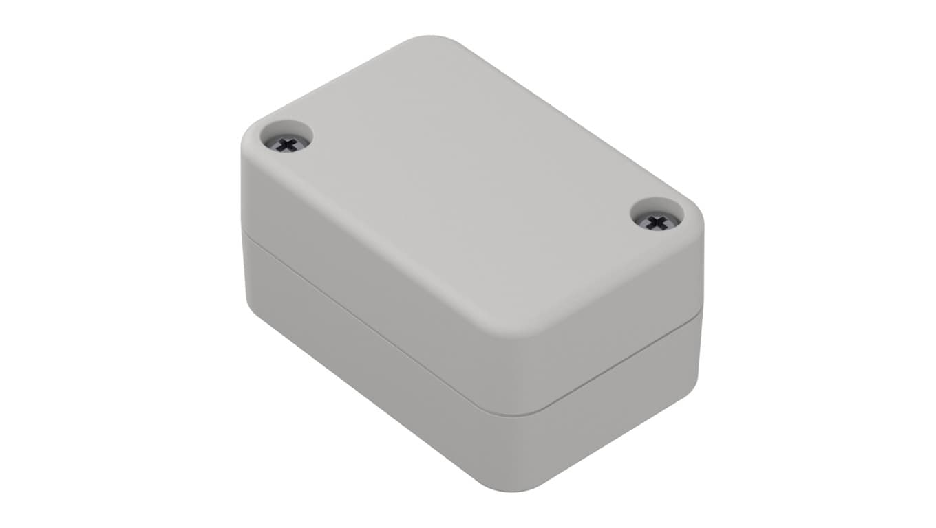 ZP60.40.30SUJp-IP67 TM ABS-PC - Obudowa hermetyczna ZP60.40.30 jasny dół z uszami - bezbarwna góra z uszczelką zalewaną i tulejk