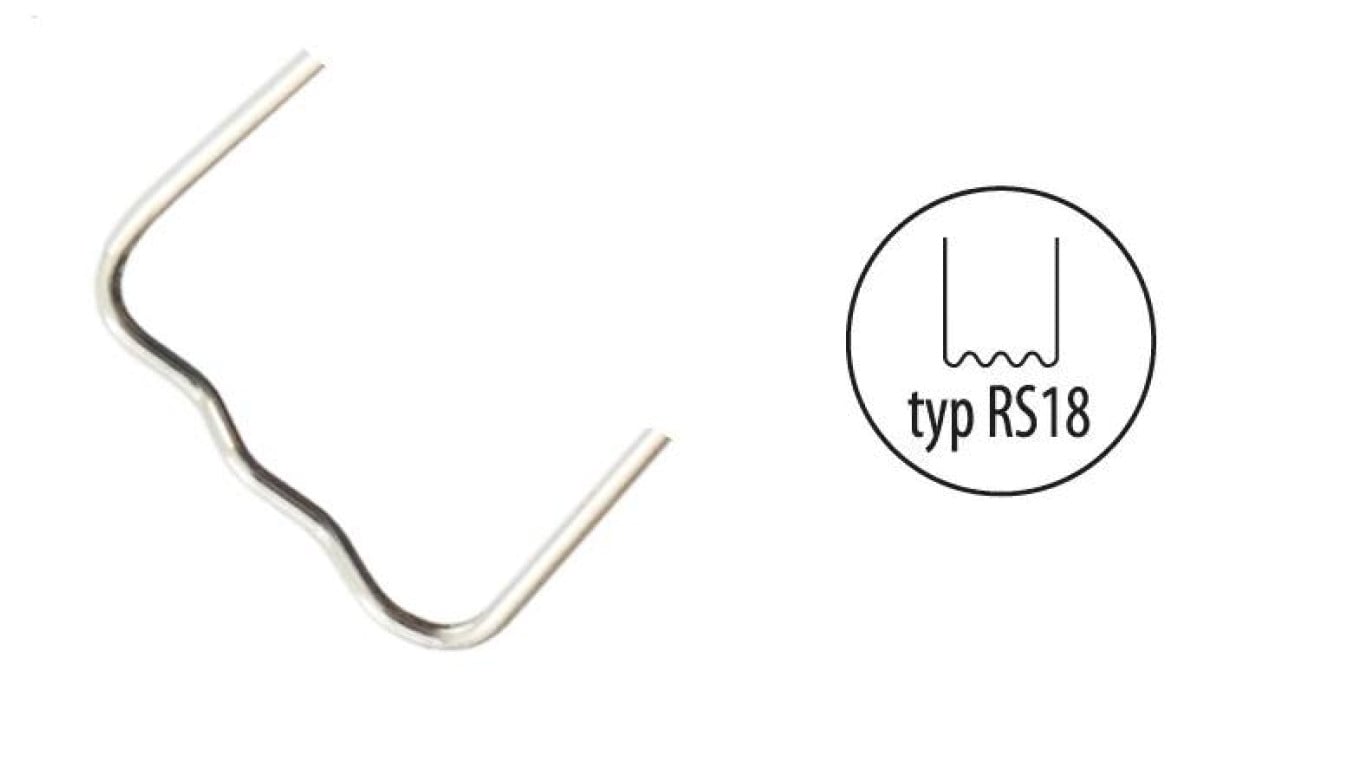 ZSZYWKI 0.8MM RS18 DO PLASTIKU 100 SZT.
