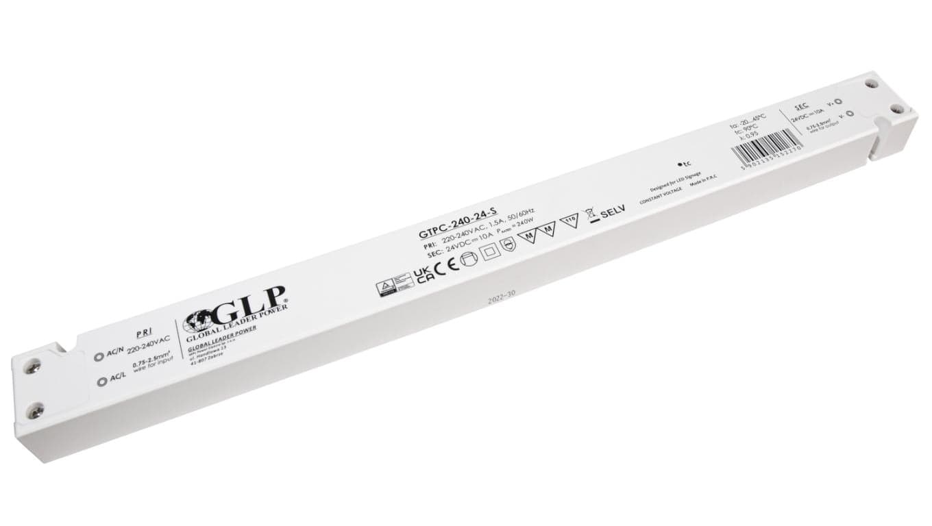Zasilacz LED meblowy SLIM 240W 24V 10A GTPC-240-24-S GLP