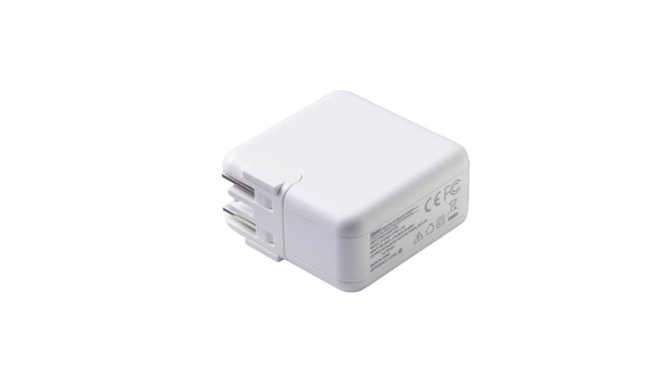 Zasilacz wtyczkowy typ USB-C 60W 5V/3A, 9V/3A, 12V/3A, 15V/3A, 20V/3A SYS1621-UAW-C 60 biały