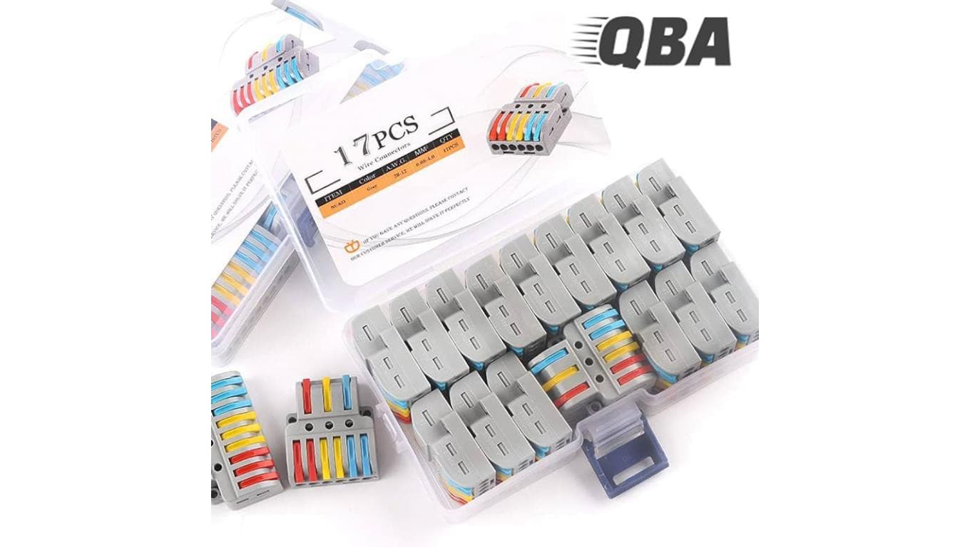 Zestaw szybkozłączek przelotowo-rozgałęźnych (kolor) QNC63317 17szt