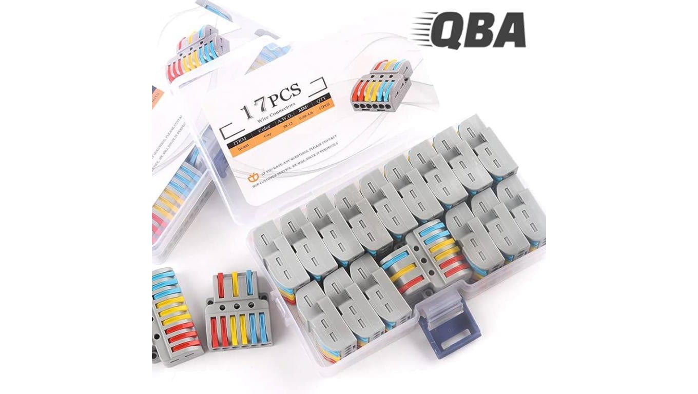 Zestaw szybkozłączek przelotowo-rozgałęźnych (kolor) QNC63317 17szt
