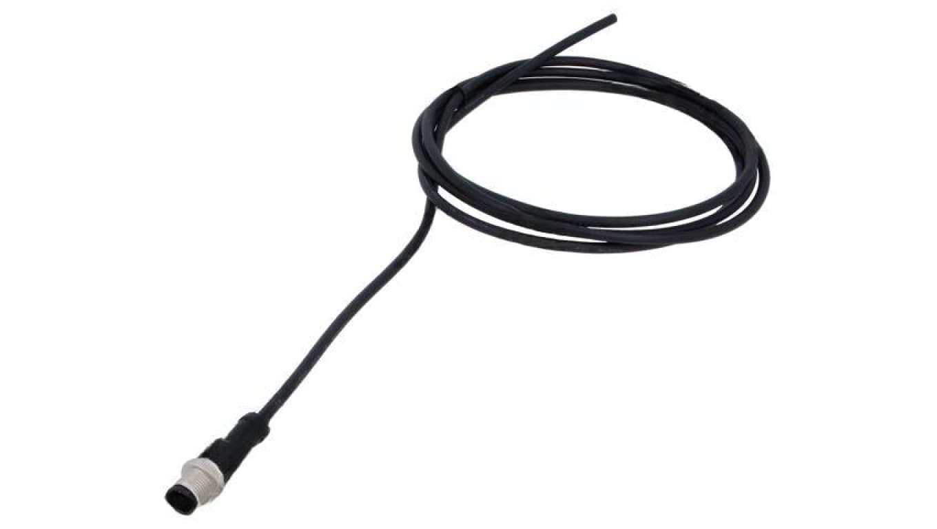 Złącze M12, męskie, PIN:5, wtyk, proste, 60V M12A-05BMMM-SL8B02