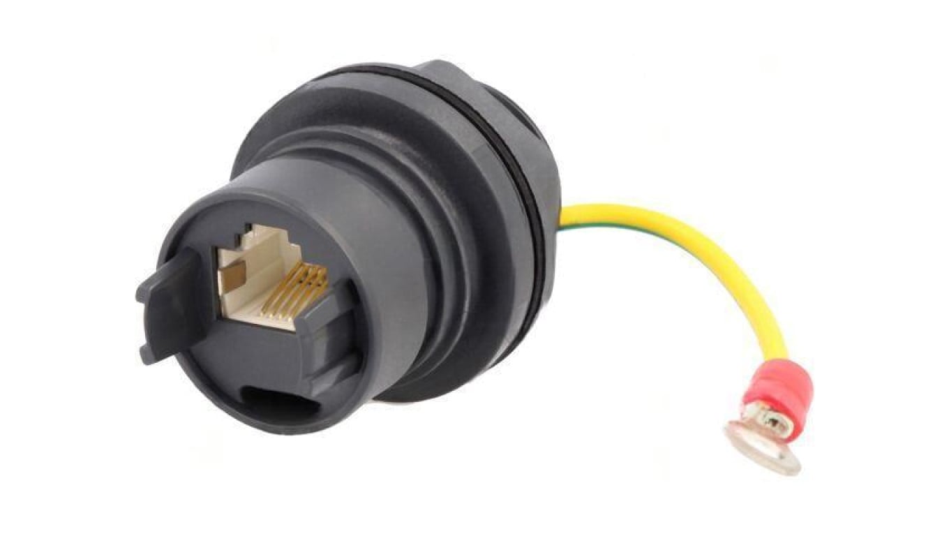 Złącze RJ45 łącznik PIN: 8 ekranowane push-pull na panel PXP6033TP/E