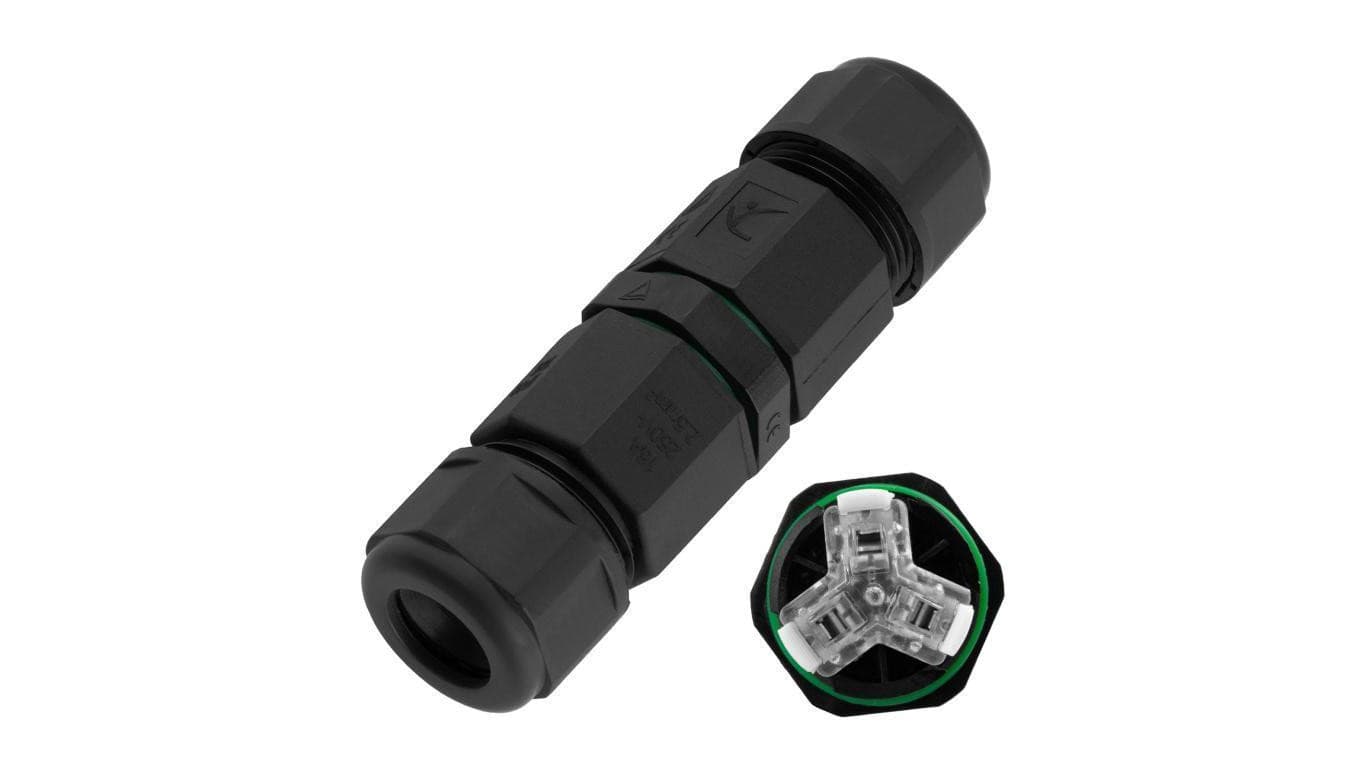 Złączka Hermetyczna Szybkozłączka typ WAGO 3x1,5-2,5mm LUMILED