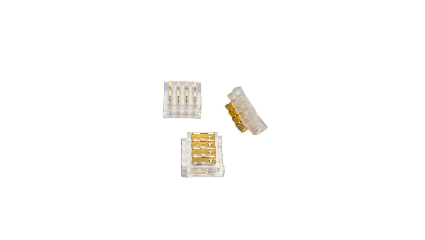 Złączka LED SMD 10mm 4 piny taśma/taśma (RGB) 10szt