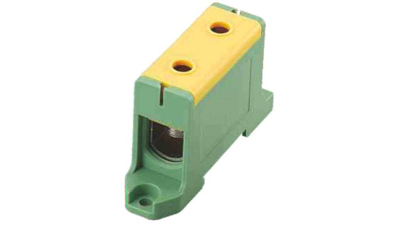 Złączka szynowa 1-torowa ZUG EZG5-95/1P/Z zielona Cu 16-95 mm² / Al 16-95 mm² 14109 PARTNERSITE