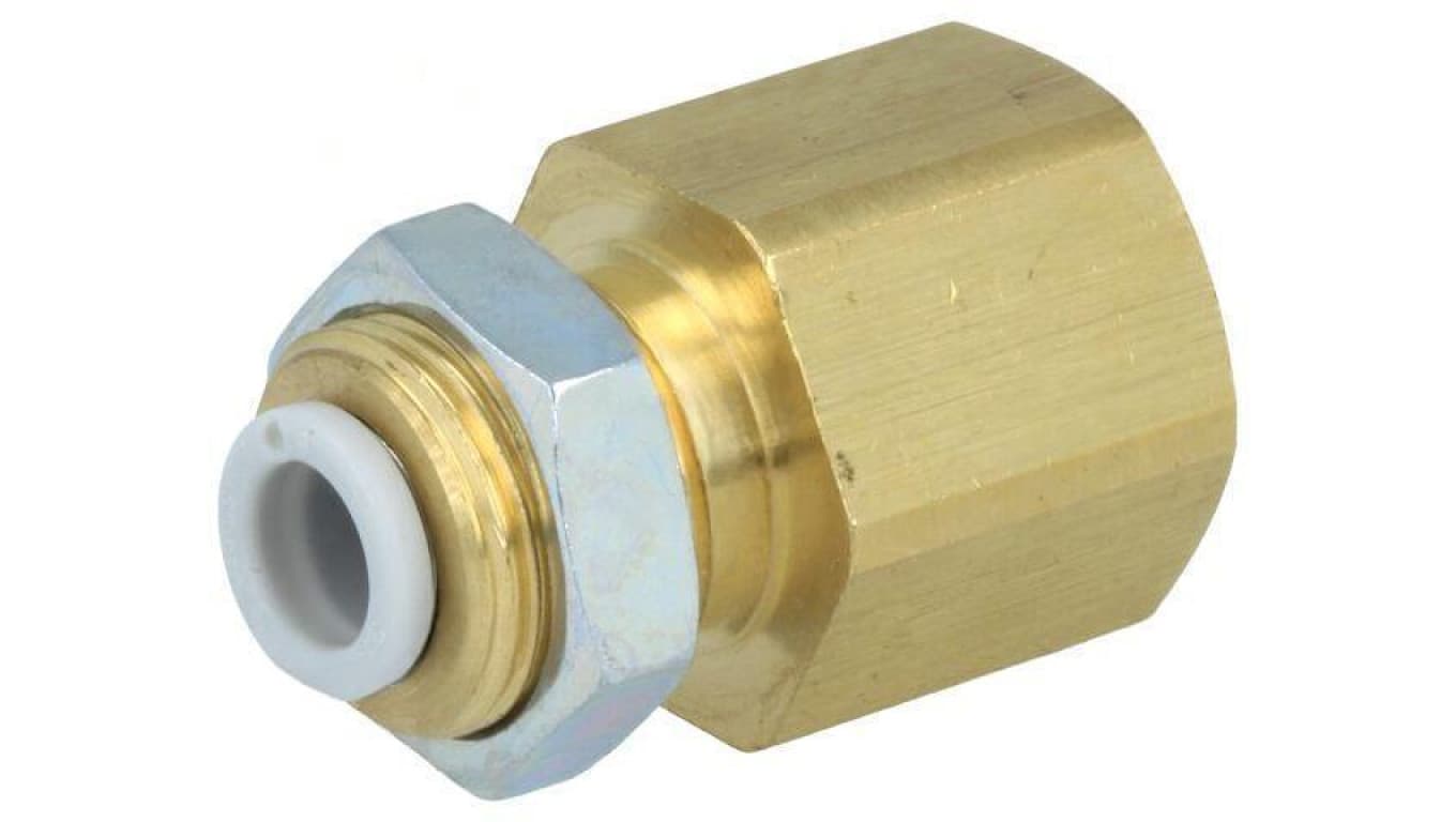 Złączka wtykowa gwintowana,prosta -1-10bar mosiądz -5-60C KQ2E06-03A