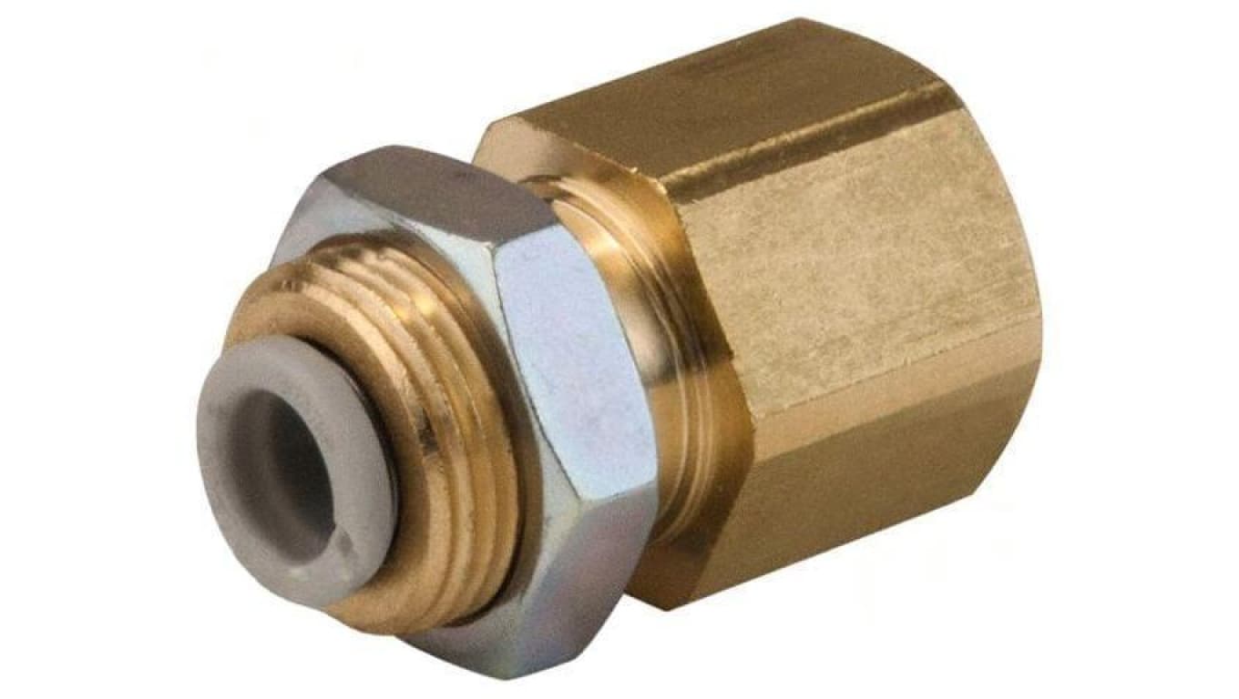 Złączka wtykowa gwintowana,prosta -1-10bar mosiądz -5-60C KQ2E12-03A