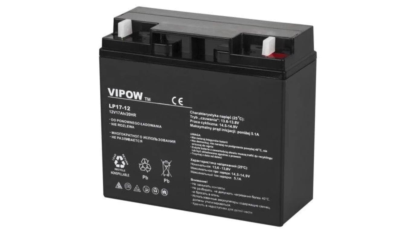 Akumulator VRLA żelowy 12V 17Ah LP17-12