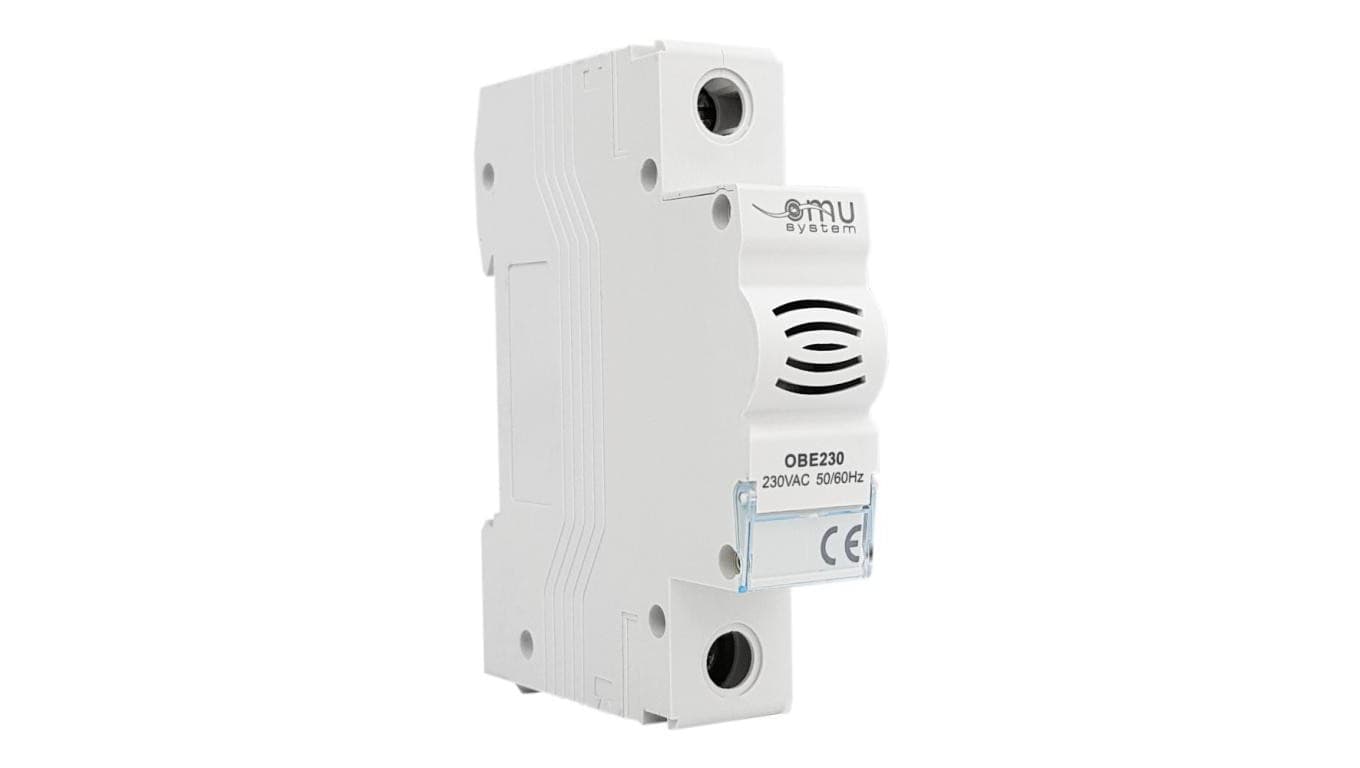 230V AC Dzwonek modułowy na szynę OBE230 OmuSystem 5924