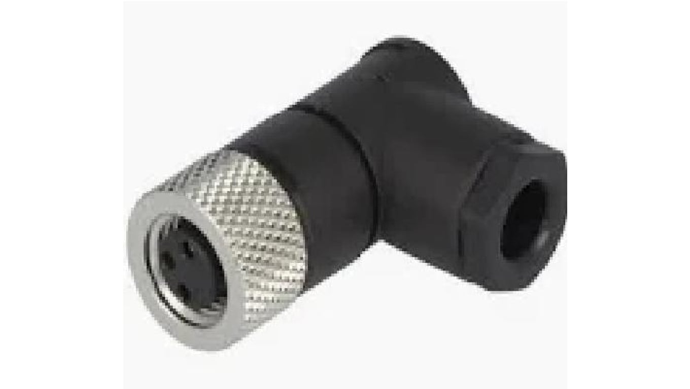 69511 Złącze żeńskie M12, PIN: 4, proste, ekranowane 69511