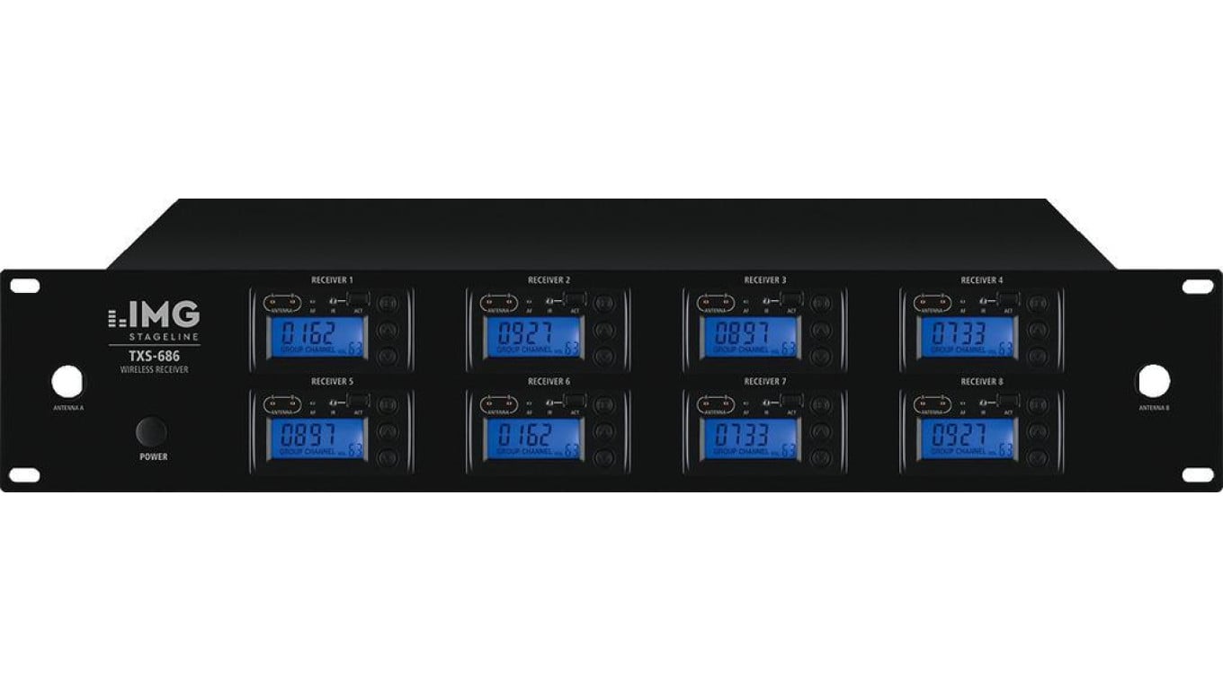 8-krotny odbiornik wieloczęstotliwościowy UHF PLL TXS-686