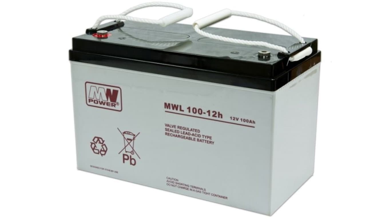 Akumulator VRLA AGM 12V 100Ah (żywotność 10-12lat) MWL 100-12h