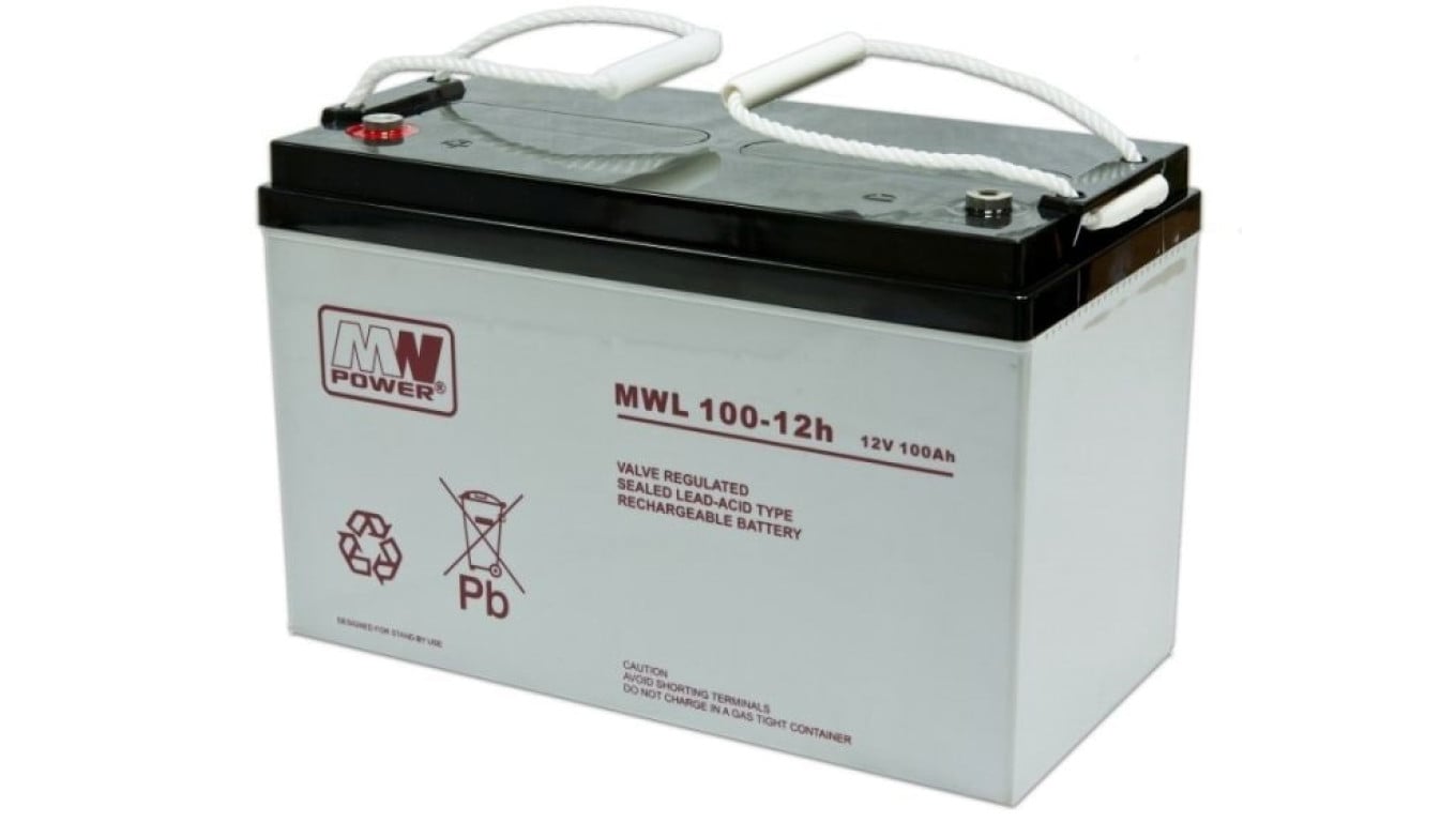 Akumulator VRLA AGM 12V 100Ah (żywotność 10-12lat) MWL 100-12h