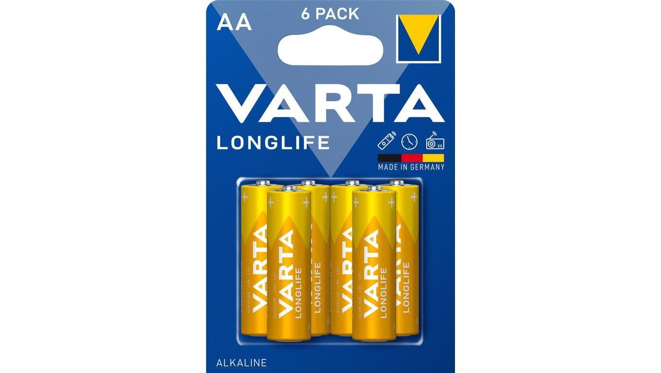 Baterie Varta Longlife LR6/AA 4106 (blister) - 6 sztuk