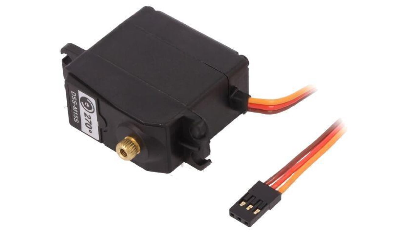 Silnik: serwomechanizm 4,8÷7, 2VDC standard analogowe metal SER0038
