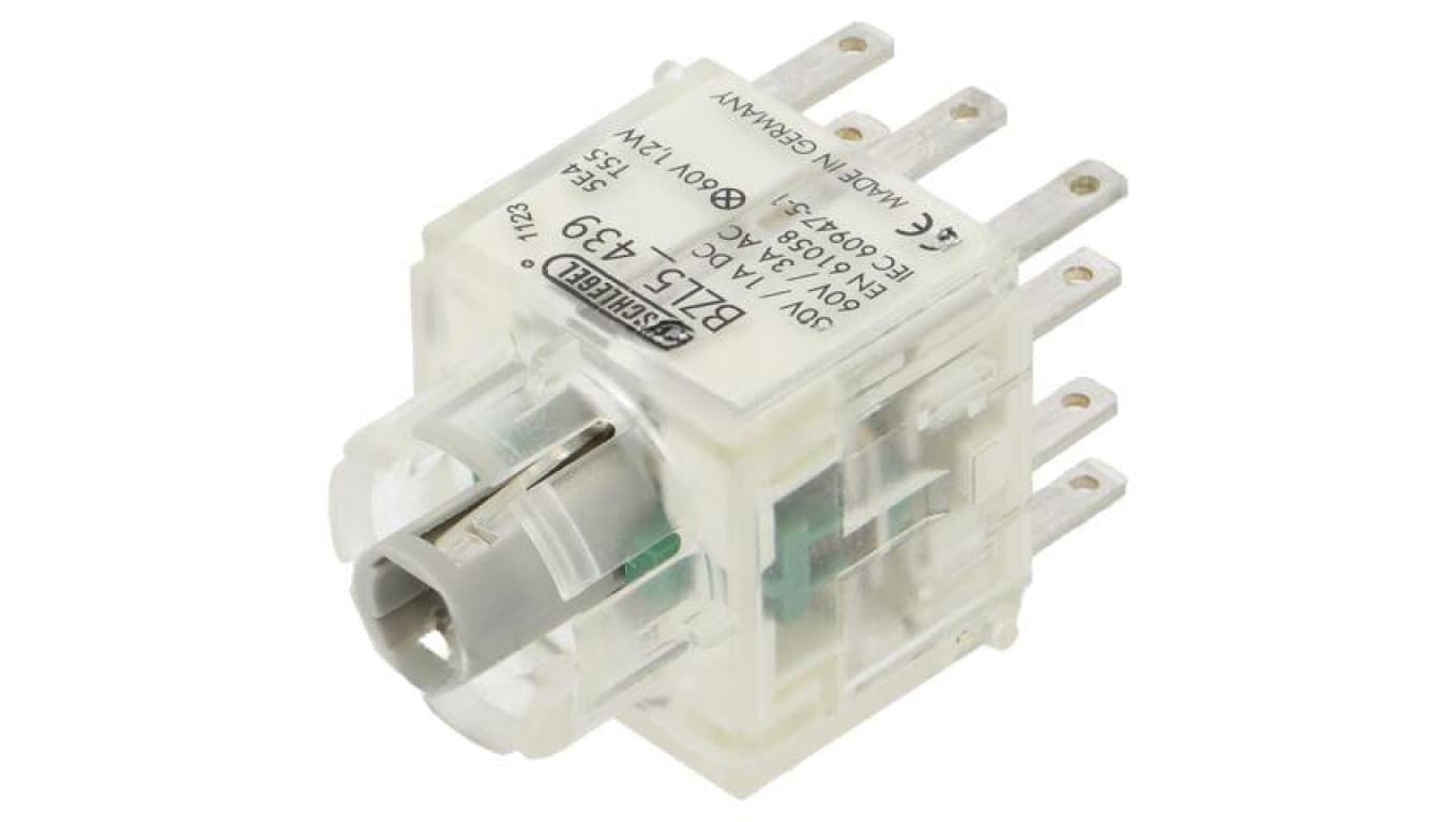 Element stykowy Styki: NC x2 + NO x2 2A/24VDC IP00 BZL5_439