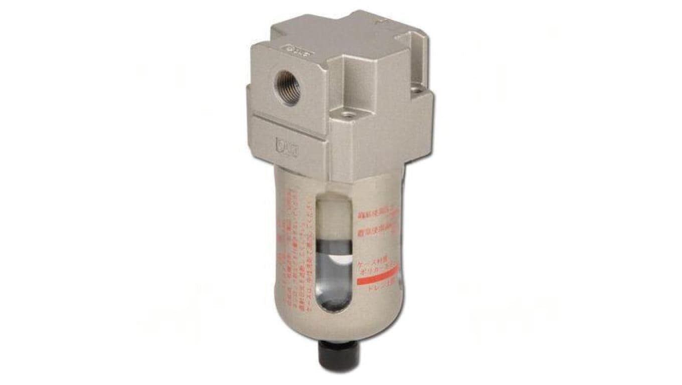 Filtr sprężonego powietrza 1500l/min 10bar 5um poliwęglan AF20-F02-A
