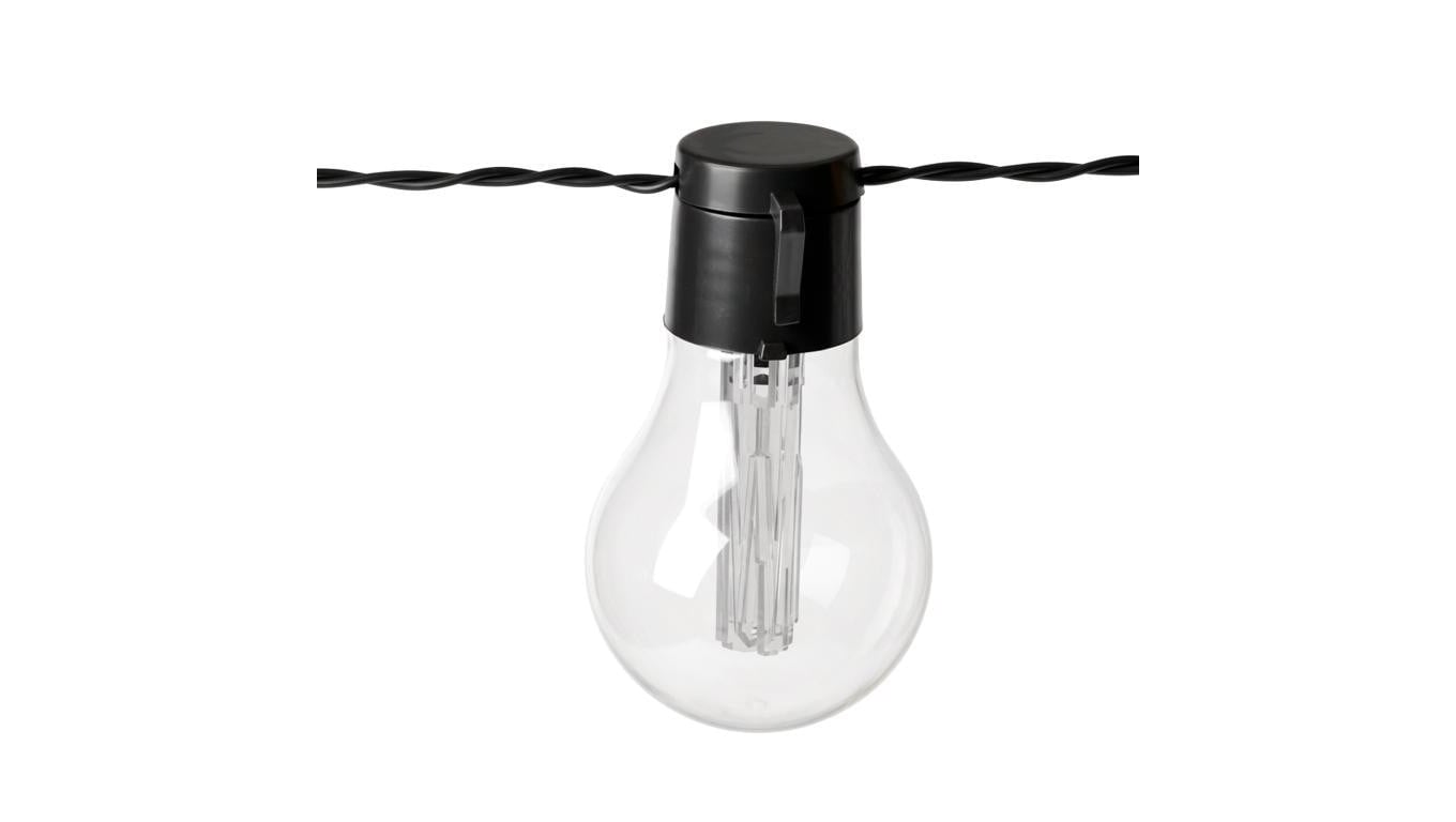 Girlanda Solarna Ogrodowa LUMILED 20x LED Dekoracyjna Żarówki 7,7m 2700K Ciepła