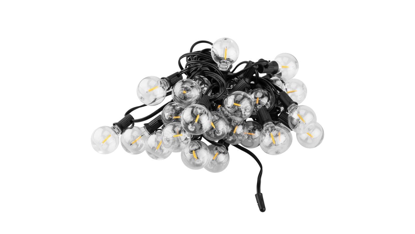 Girlanda Solarna Ogrodowa LUMILED 30x LED Ozdobne Kuleczki 15,05m 2700K Ciepła + Pilot CALLIS PRO