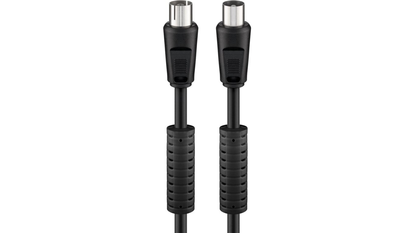 Kabel antenowy (80 dB), filtr ferrytowy, podwójne ekranowanie - Długość kabla 3.5 m