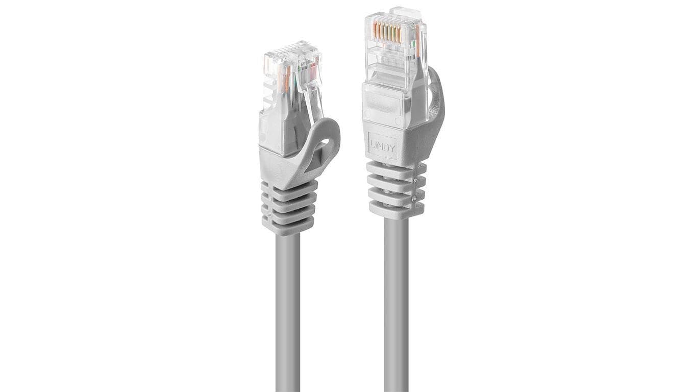 Kabel sieciowy kat.5e U/UTP 10 m, szary