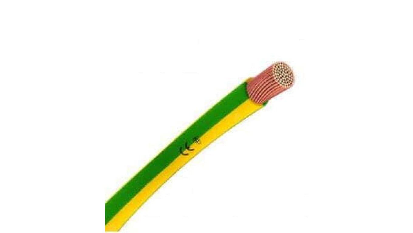 Kabel uziemiający LGY 6.0 ŻO H07V-K Przewód jednożyłowy linka giętka 450/750V /OPAK. 10MB