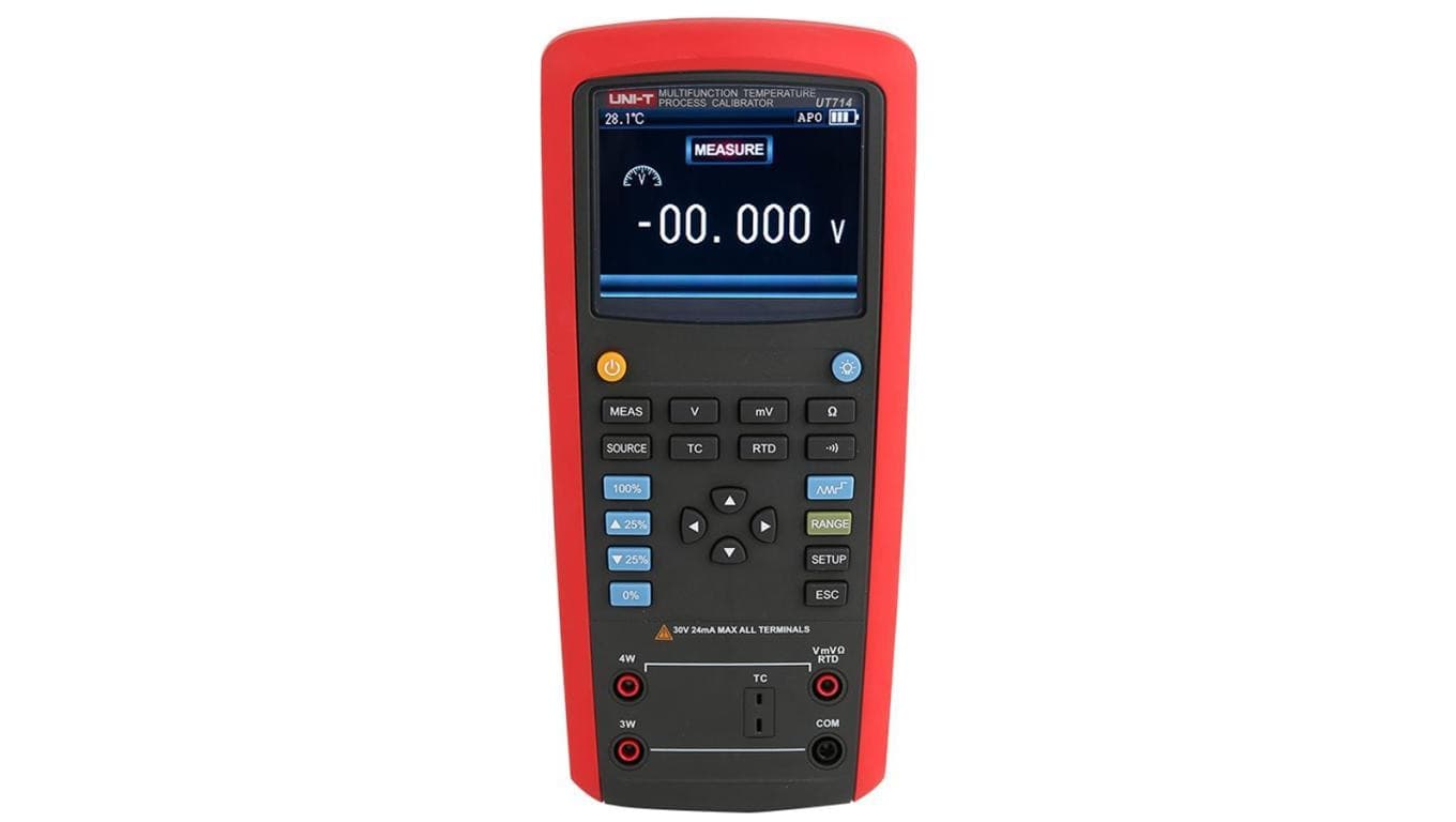 Kalibrator termopar R, S, K, E, J, T, N, B, L, U UNI-T UT-714